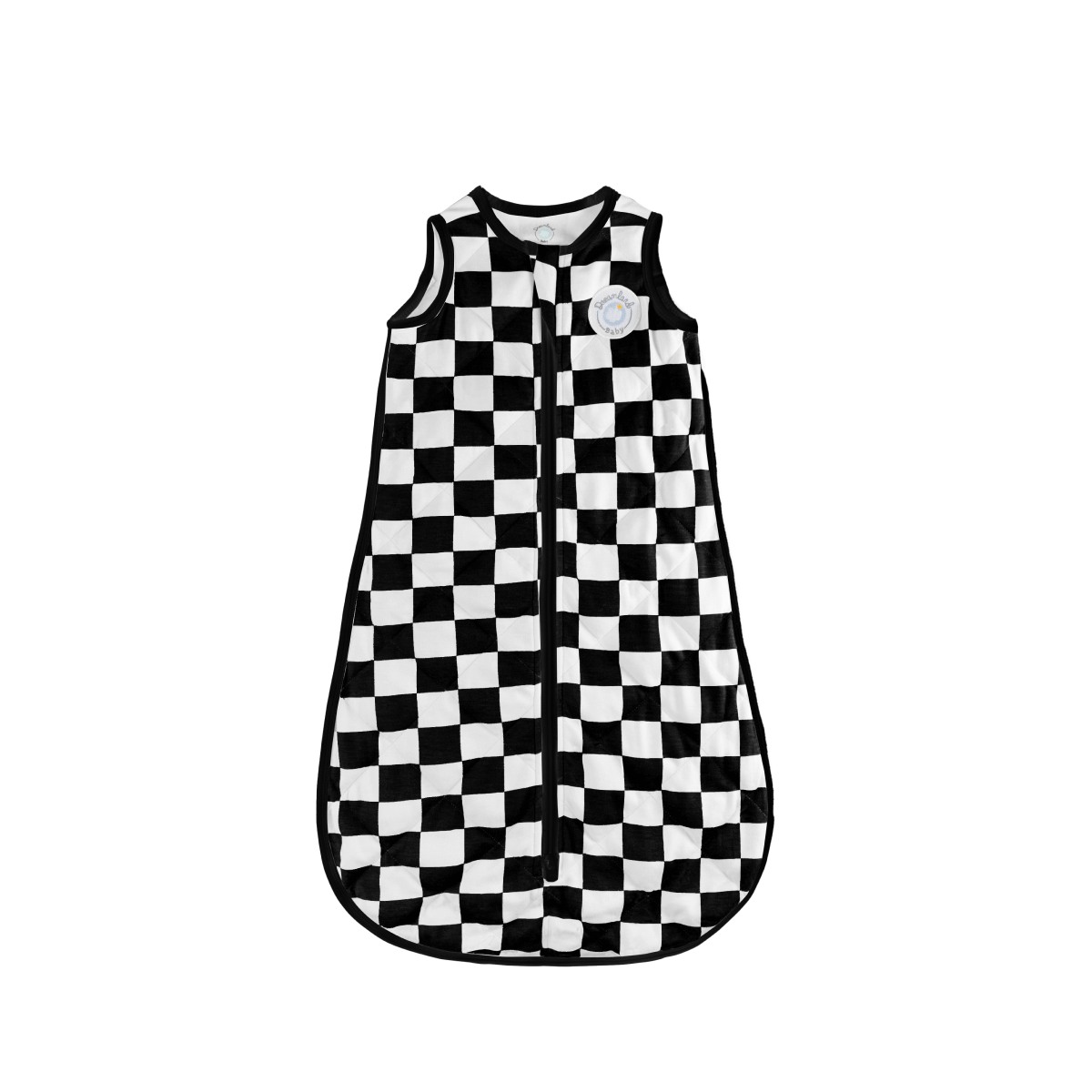 Bamboo Classic Sleep Sack (Non-weighted) - Black and White Checkerboard