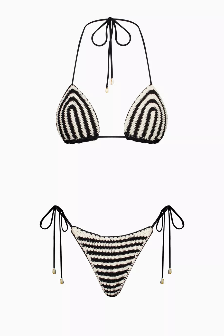 Riviera Bikini Set | Black / White