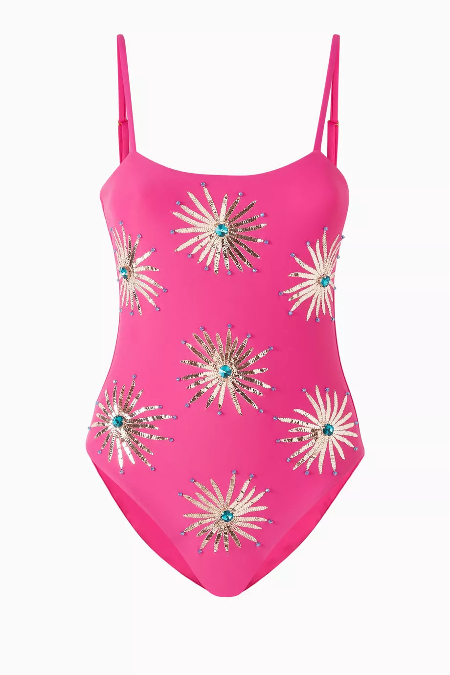 Dolly Two Strap Swimsuit | Fuschia