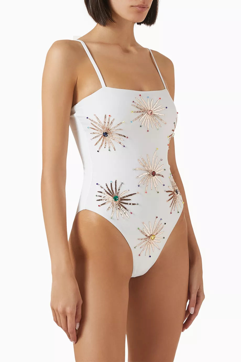Dolly Two Strap Swimsuit | White