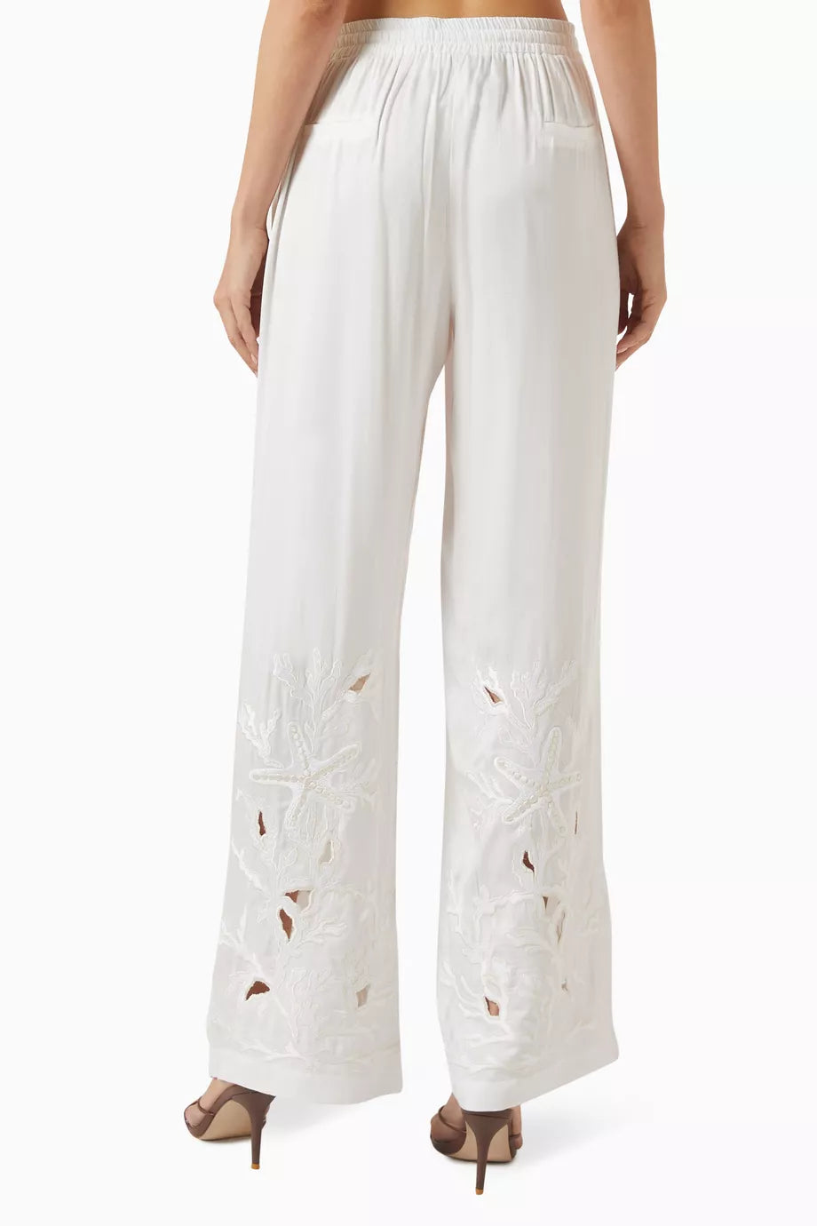 Coral Reef Pants | White