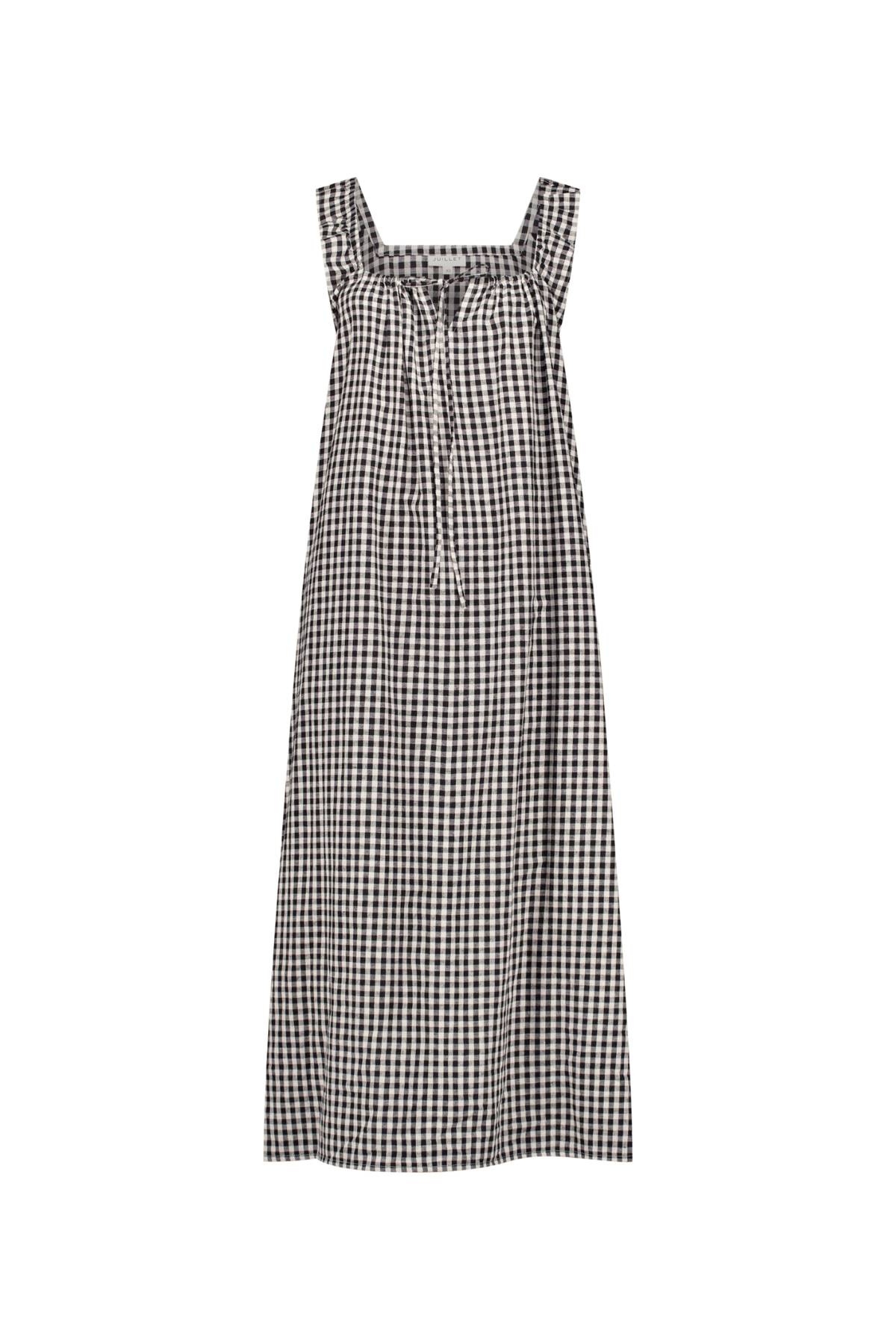 The Sienna Midi Dress in Tuxedo Plaid