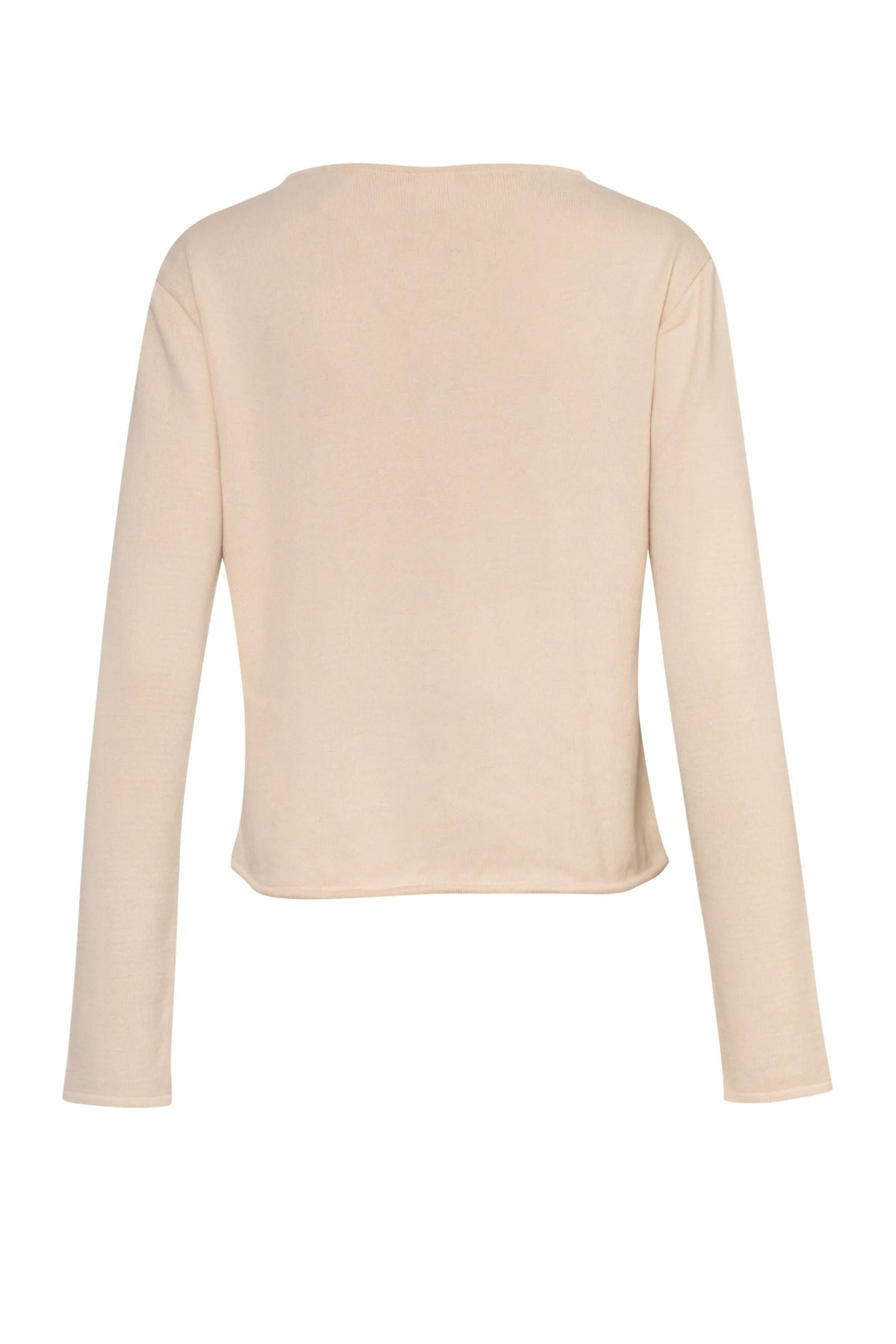 Kyoto Top by Baobab, back view with fluid fall and Knit fabric.