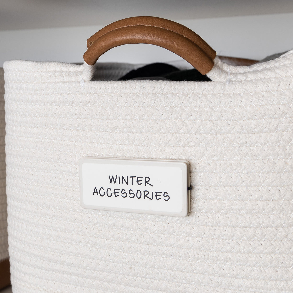 Closets & Mudroom Label Set | Bone