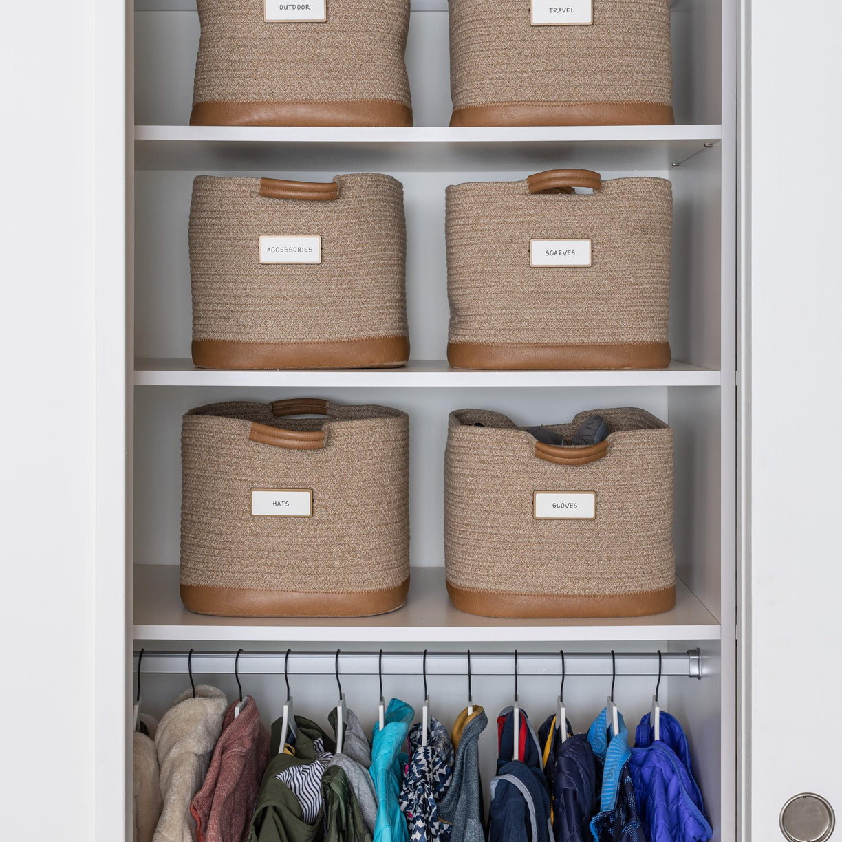 Closets & Mudroom Label Set | Bone