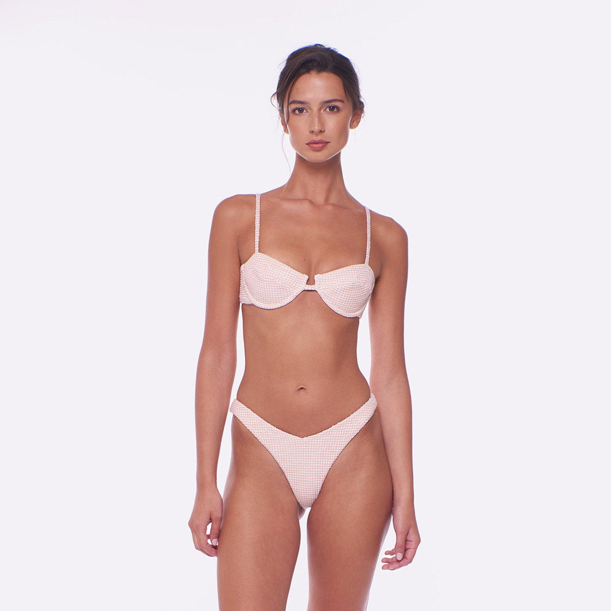 Lara Textured Bikini Top