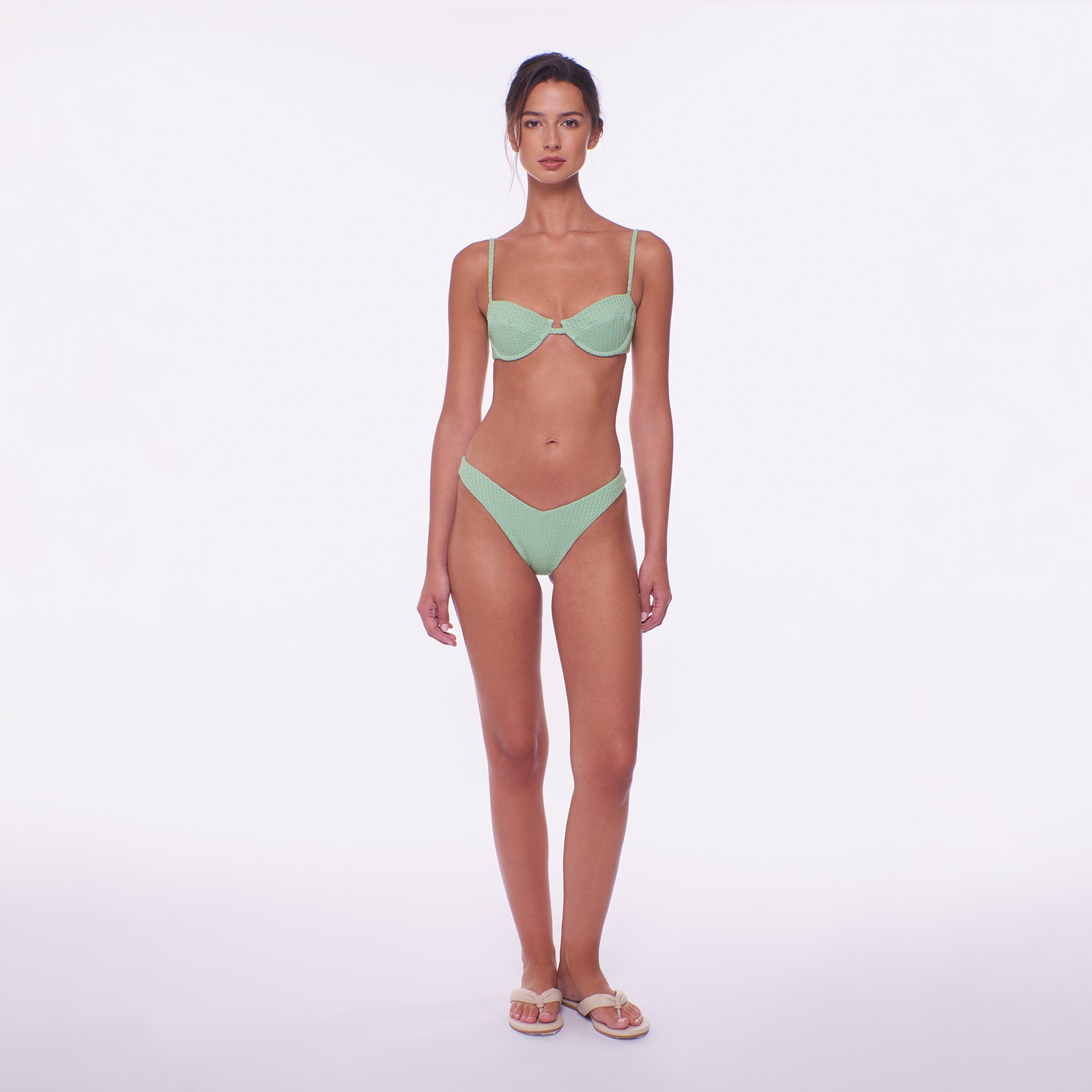 Shelley Textured Bikini Bottom
