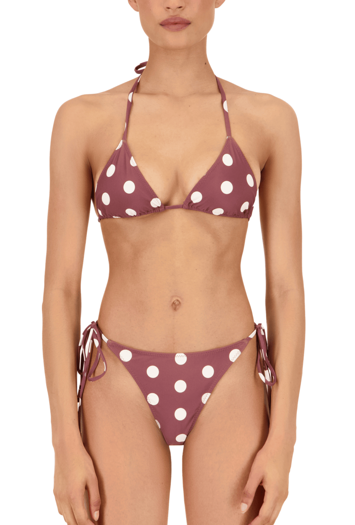 The Nat Bottom in Brown Polka Dot