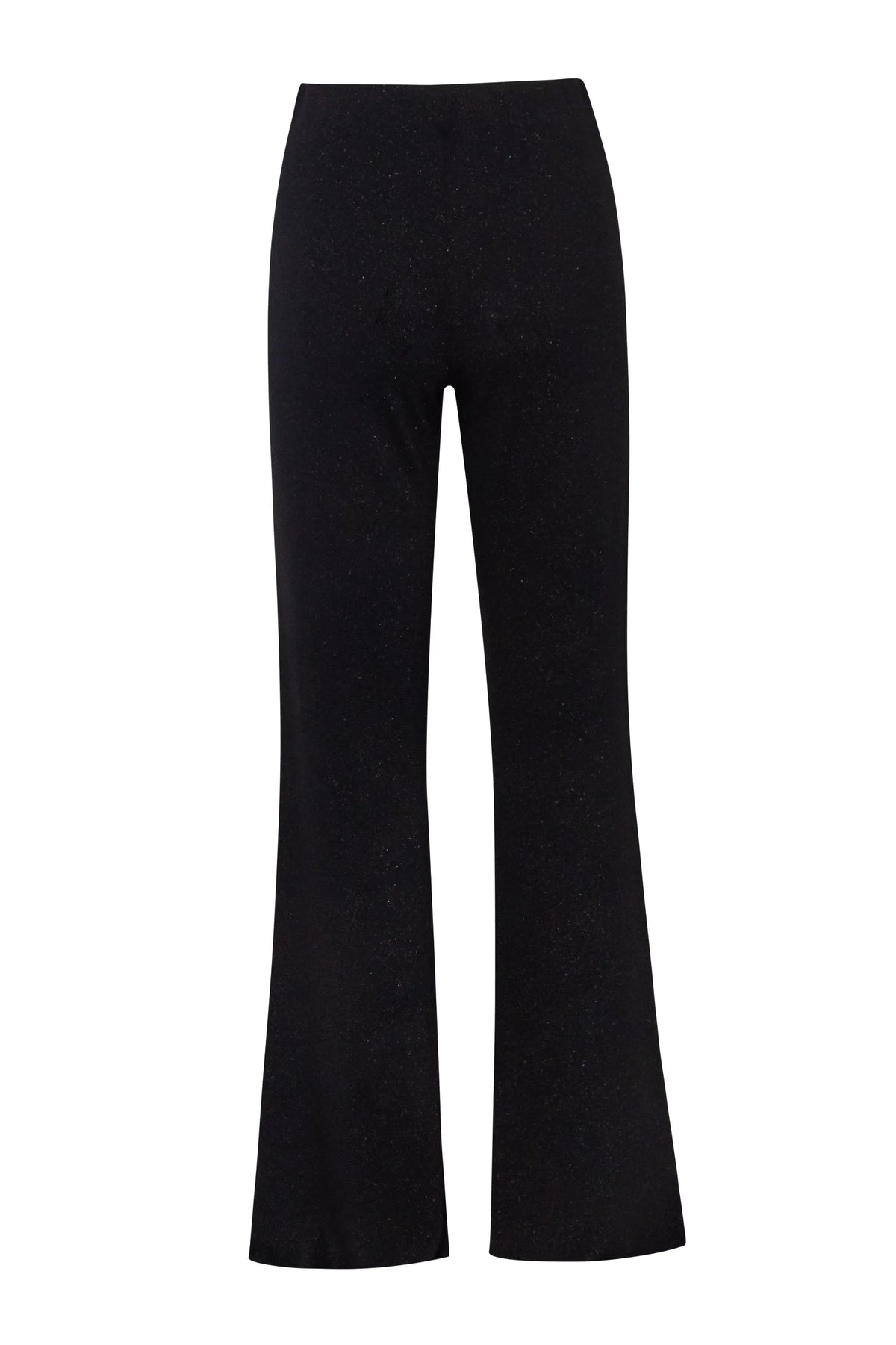 Black Suzu Pants, Wide-leg silhouette and Glossy fabric, Unlined.