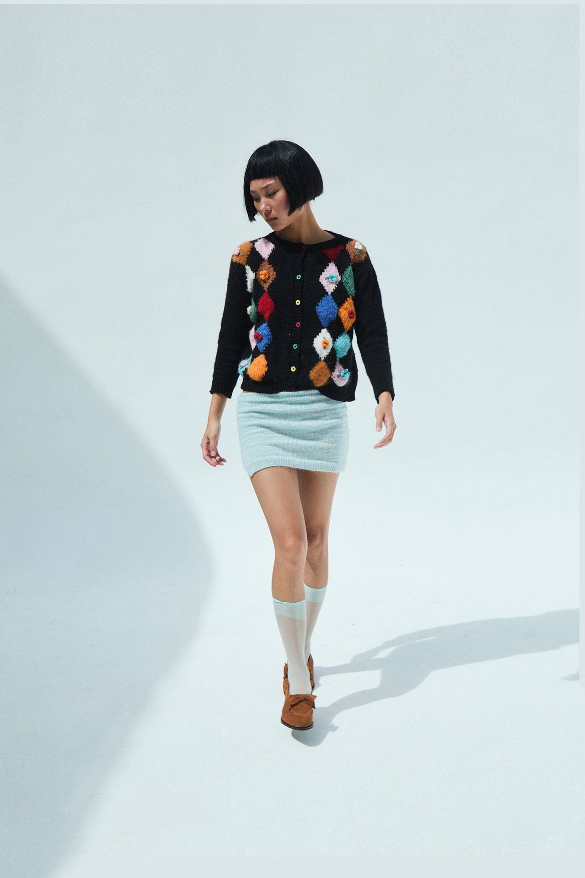 Hazel Knitted Cardigan | Black