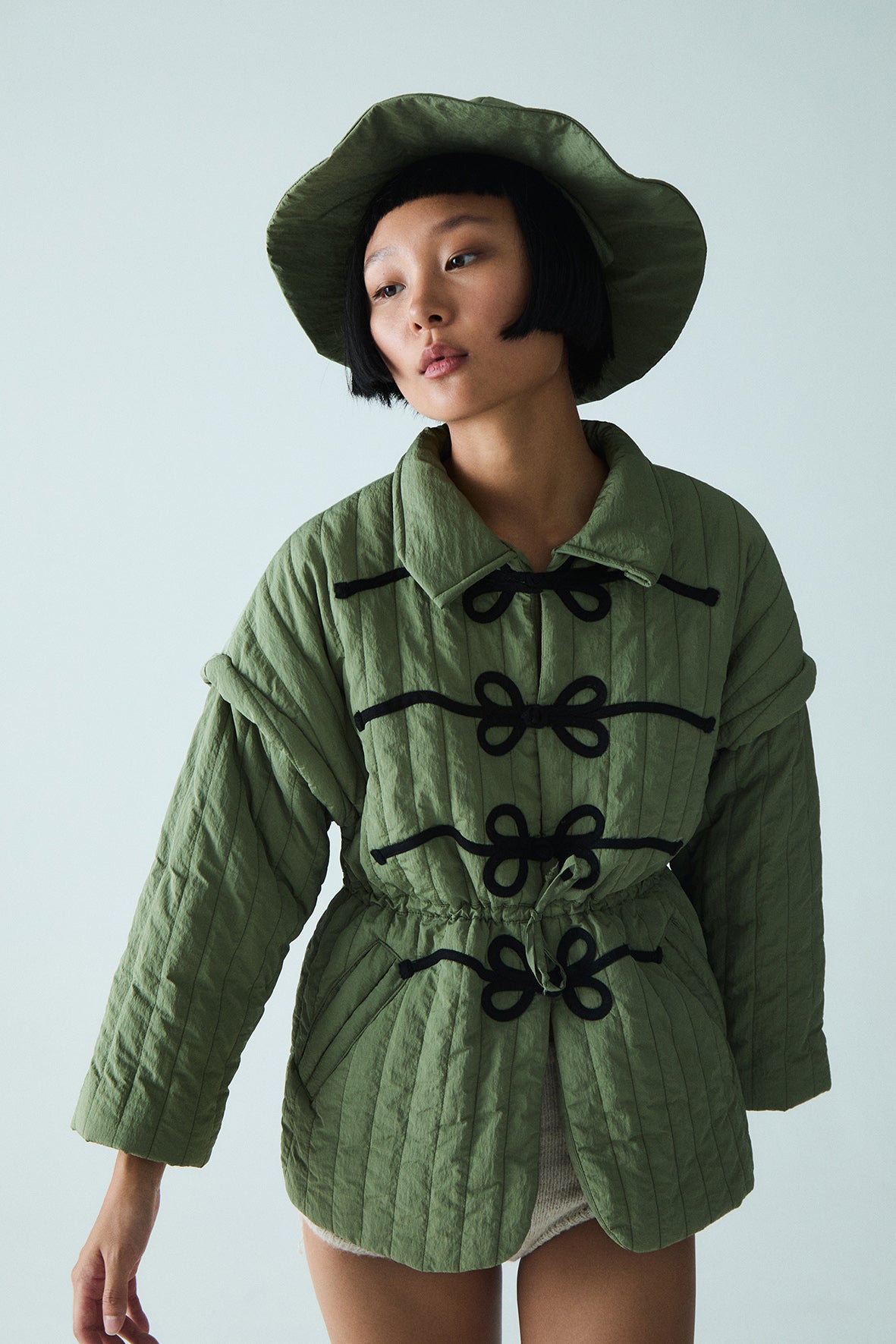 Esme Puffer Jacket | Military Green