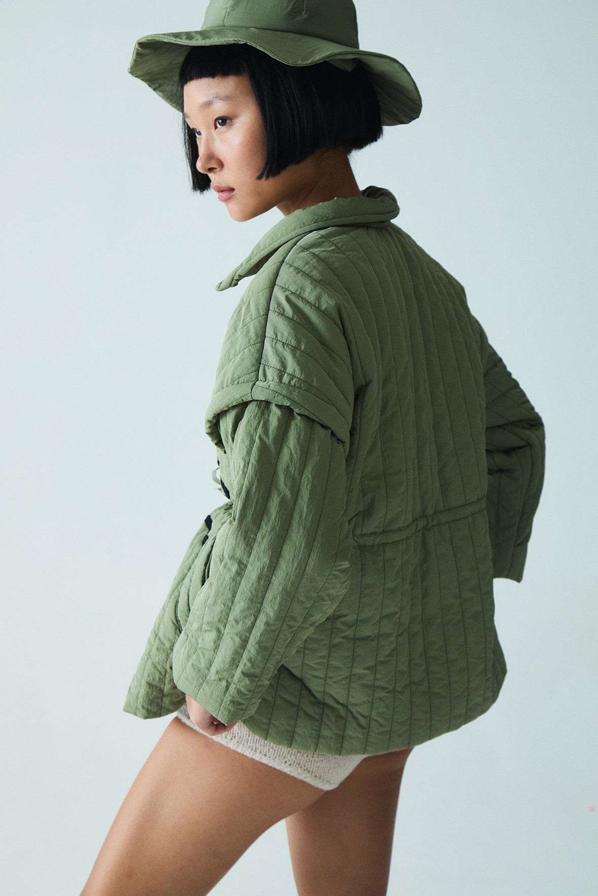 Esme Puffer Jacket | Military Green