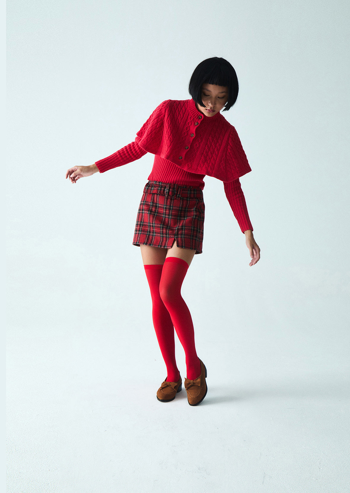 Yanai Knitted Top | Red