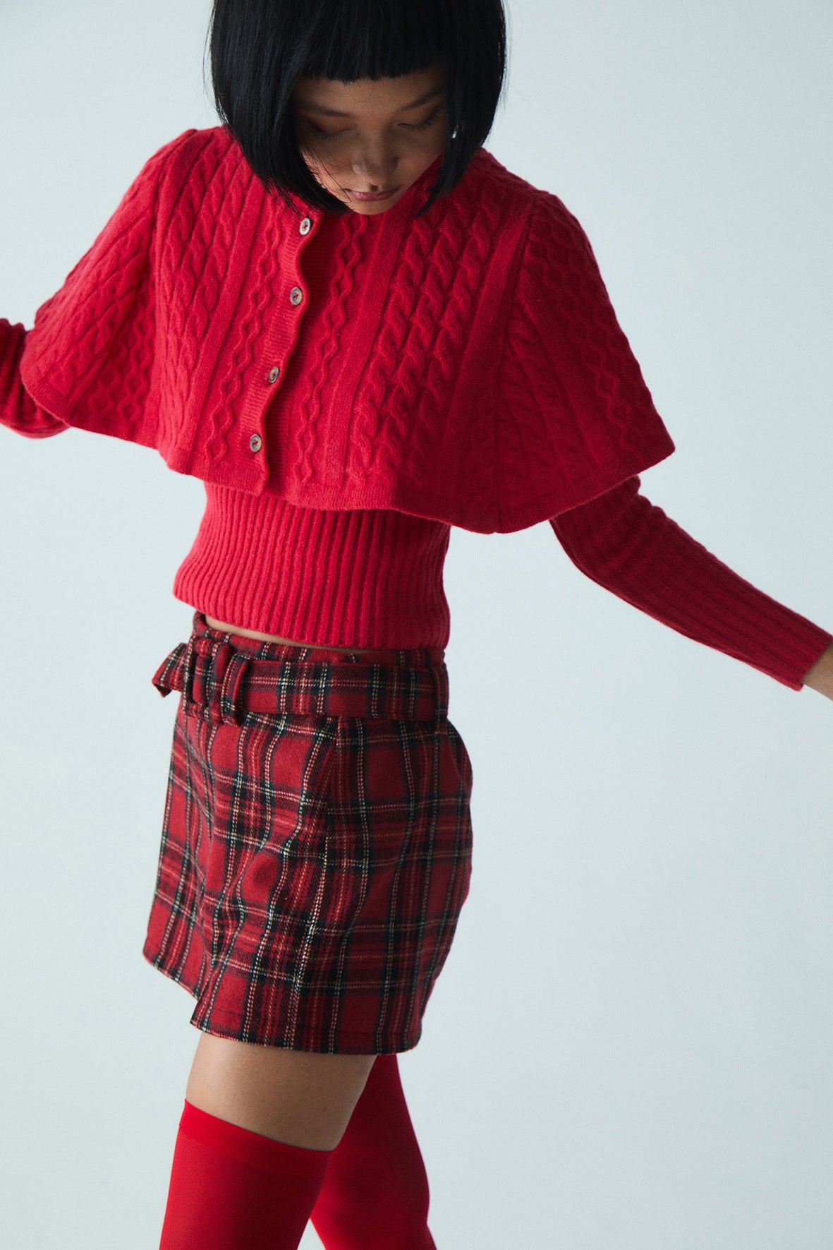 Yanai Knitted Top | Red