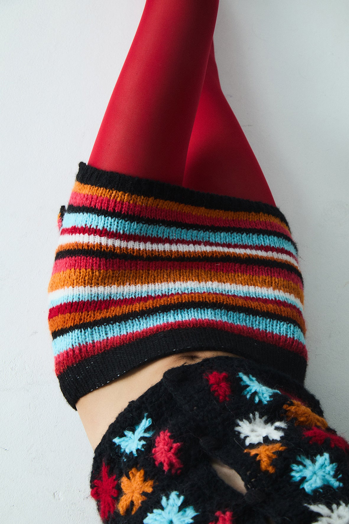 Zenda Knitted Mini Skirt | Multi
