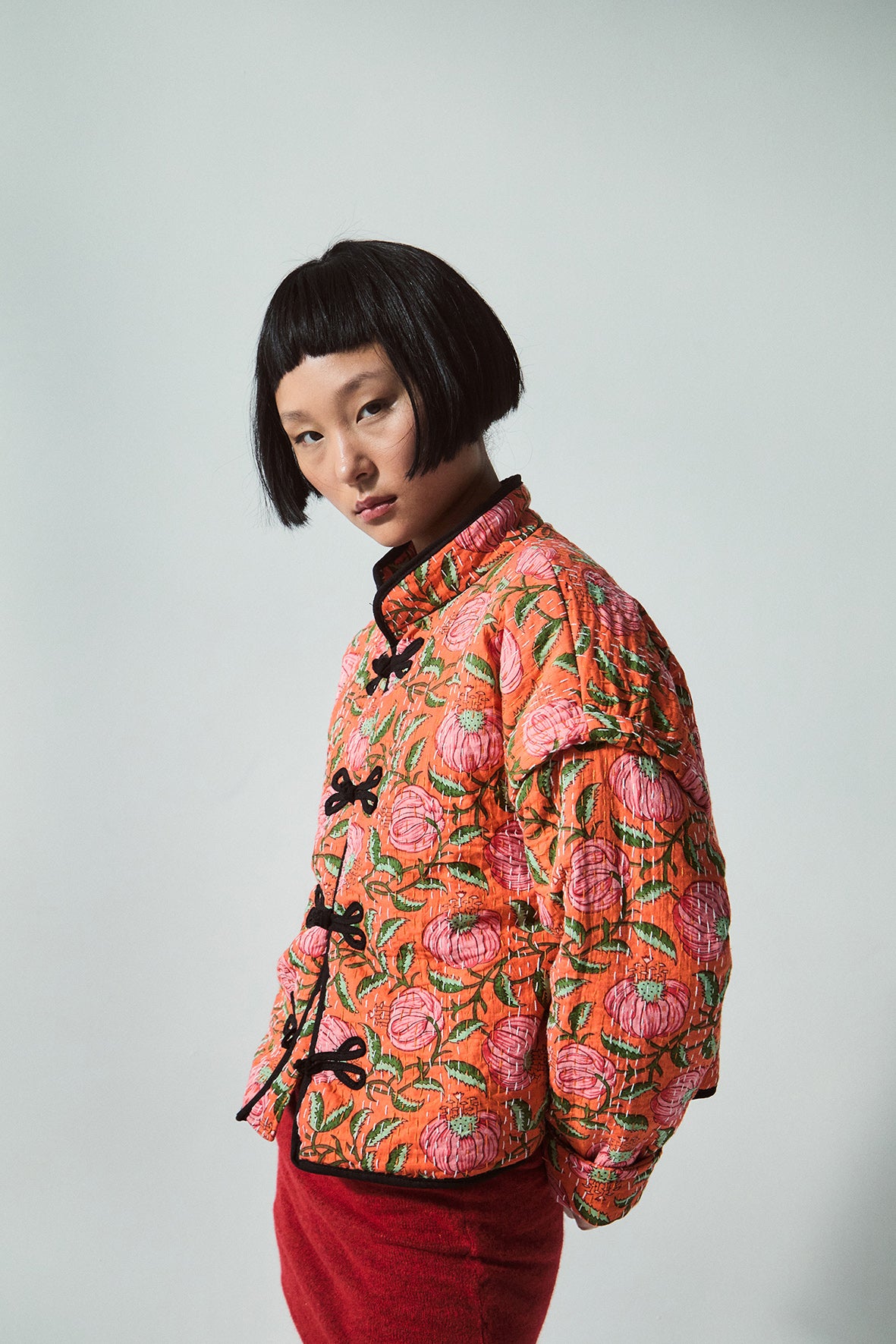 Sakura Quilted Jacket | Multi