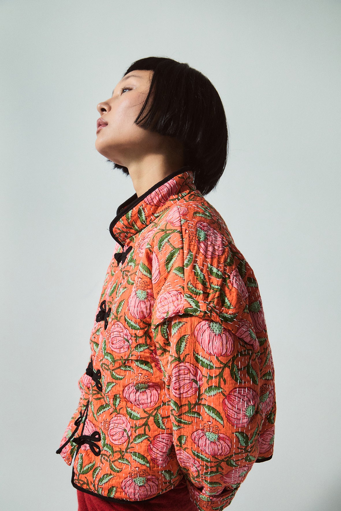 Sakura Quilted Jacket | Multi