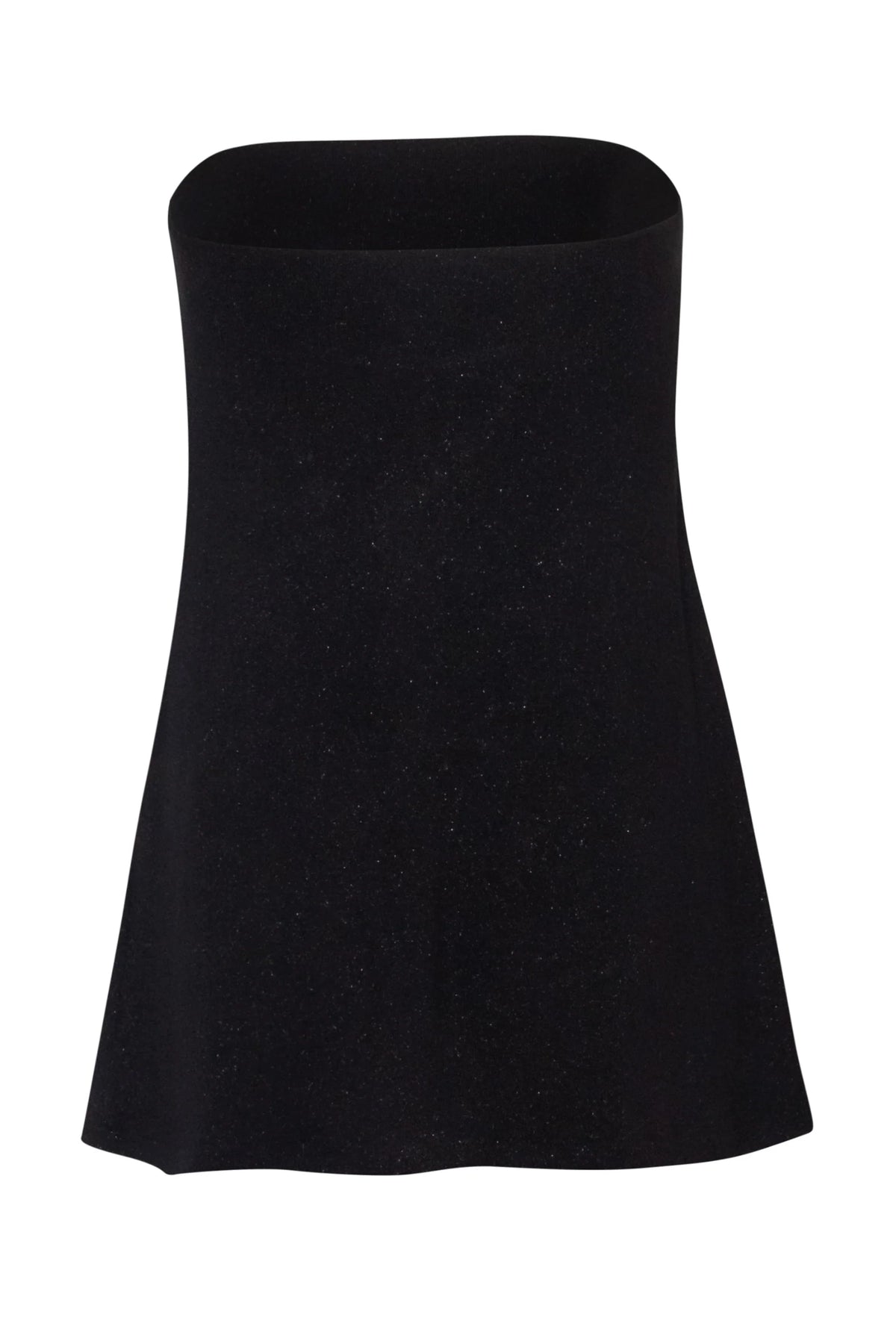 Strapless Suzu Top in black color, with Elastic waistband and Partially lined.