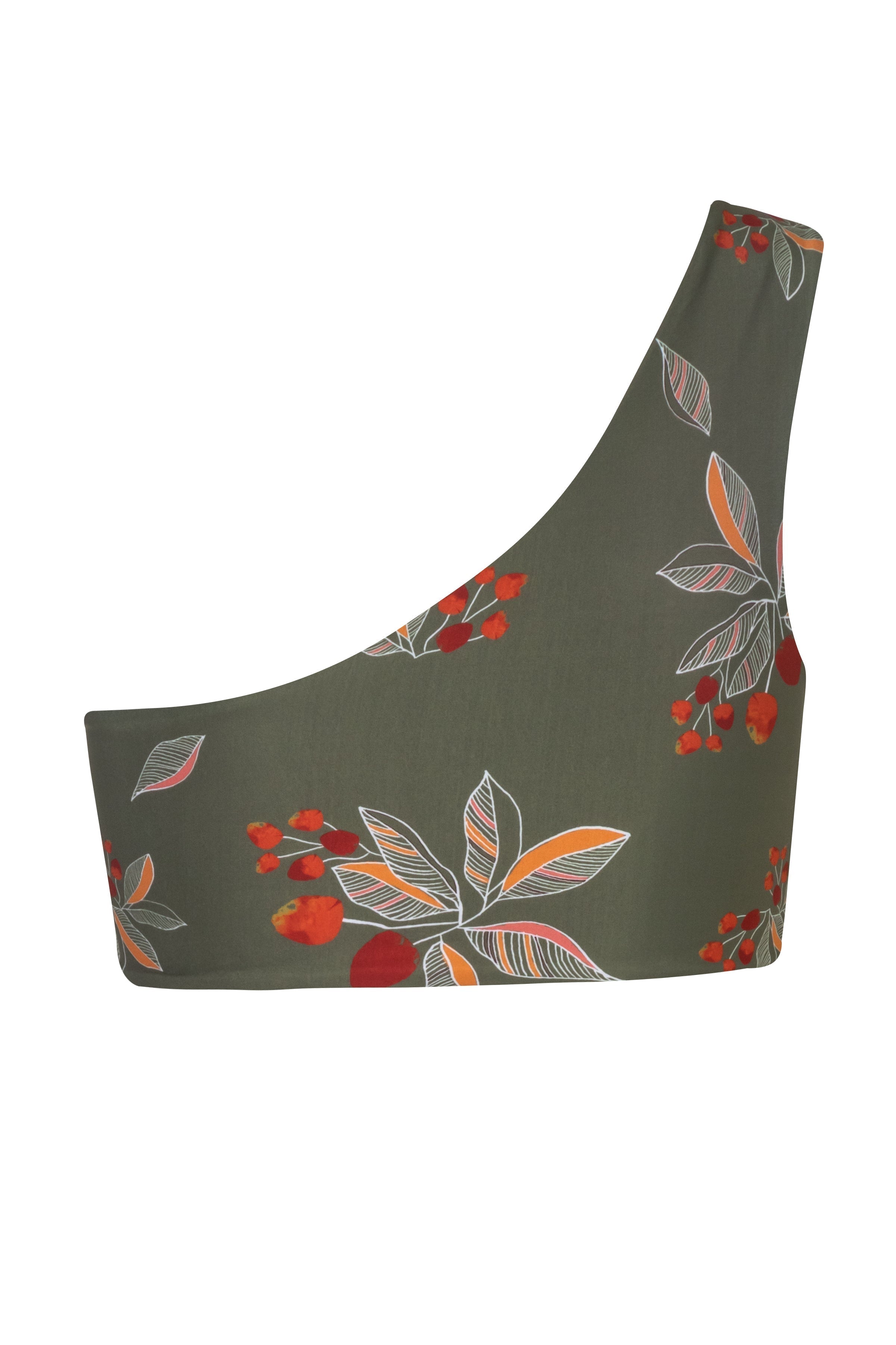 Currulao Top / Olive Chontaduro - Orange
