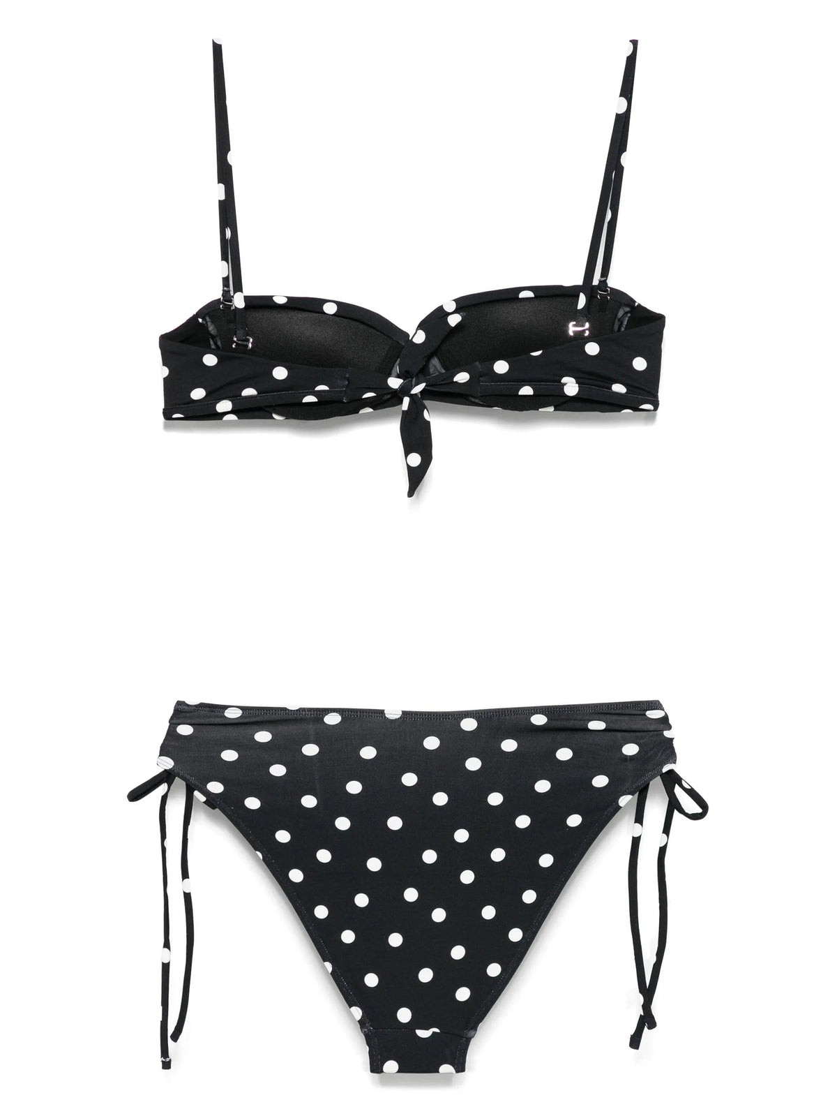 Caro Bikini Black Polka Set | Black Polka
