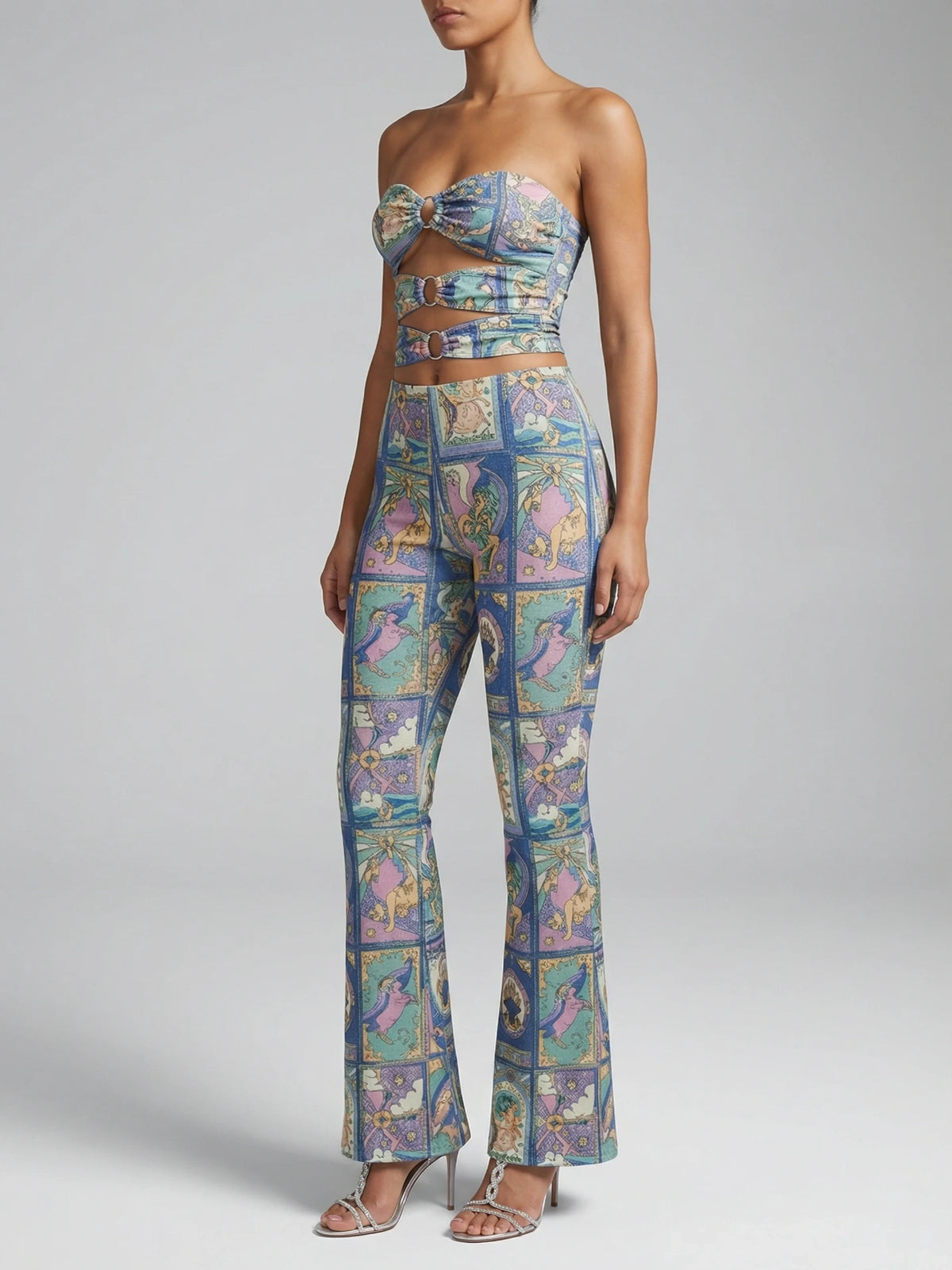Eden Cut Out Flared Jumpsuit