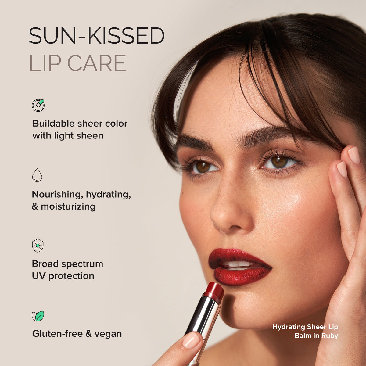 Hydrating Sheer Lip Balm SPF 30 RUBY ingredients
