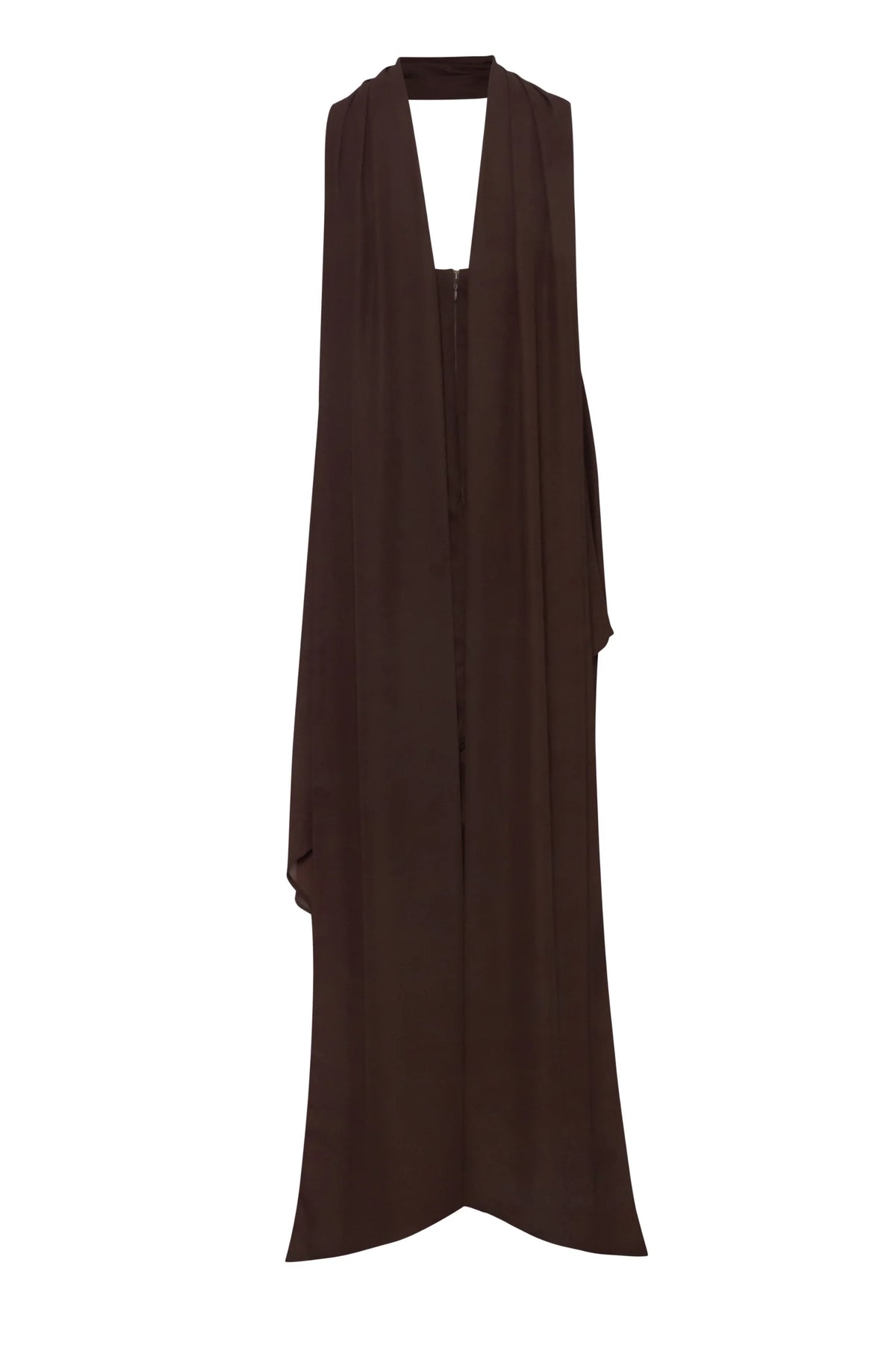 El Dress by Baobab, Open back with Back zipper closure and Back slit.