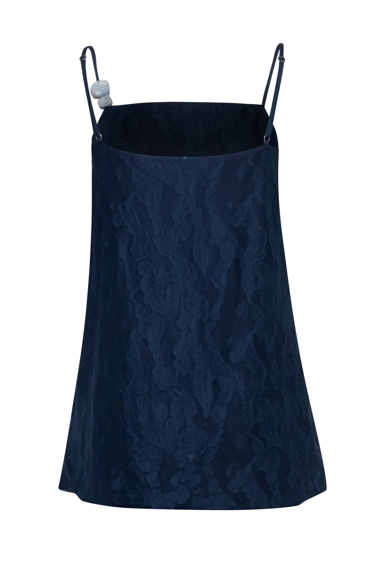 Porto Top by Baobab, side view with Thin straps and Lace texture.