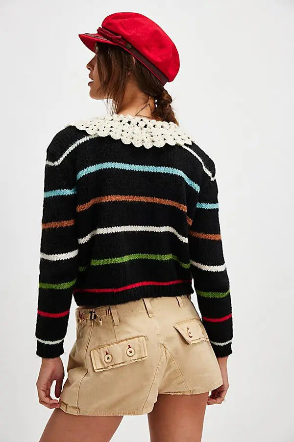 Edna Knitted Cardigan | Black
