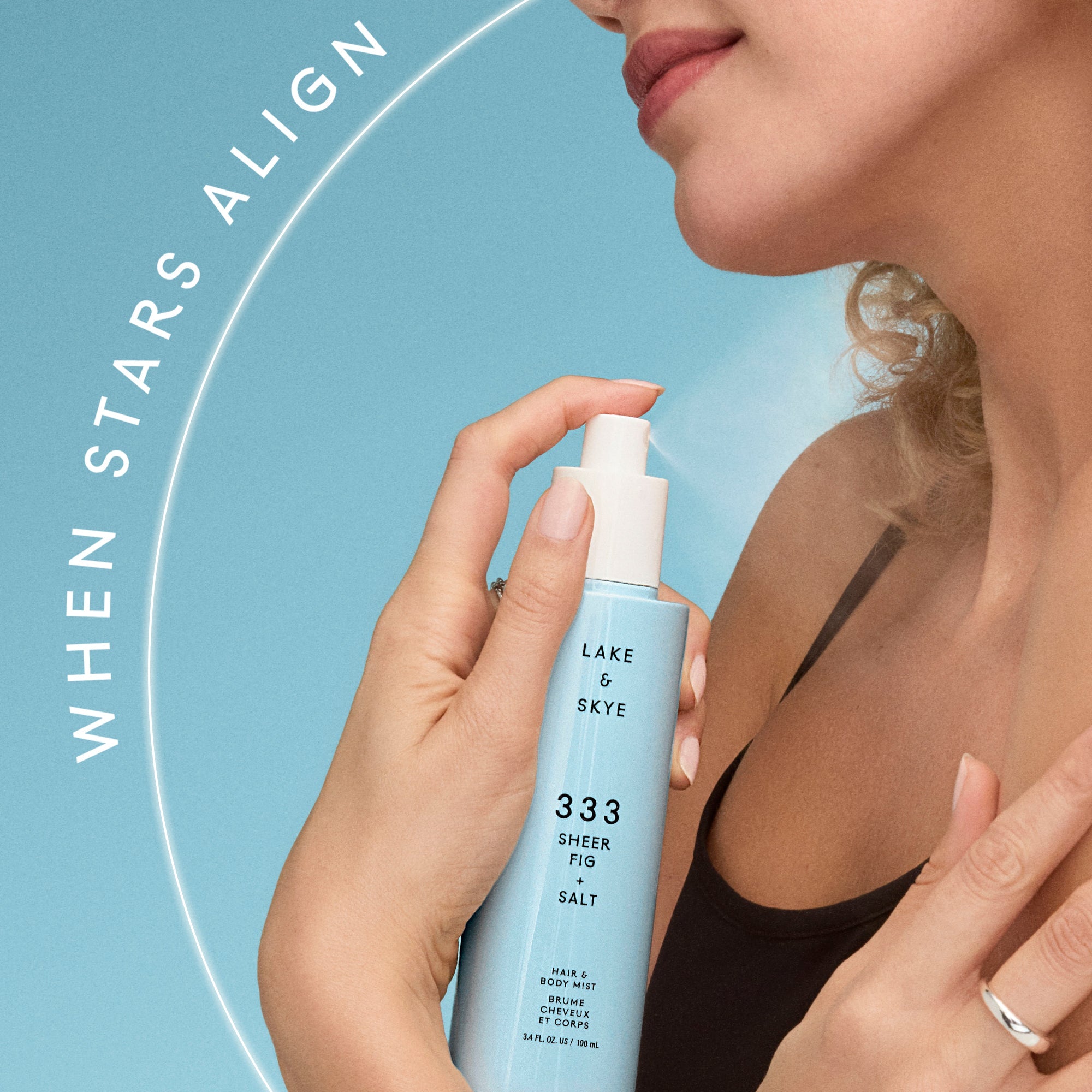 333 Sheer Fig + Salt Hair & Body Mist | Lake and Skye Tru Fragrance & Beauty LLC