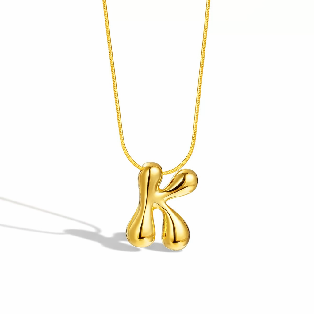 Alphabet Necklace V2 (Pendant + Chain)