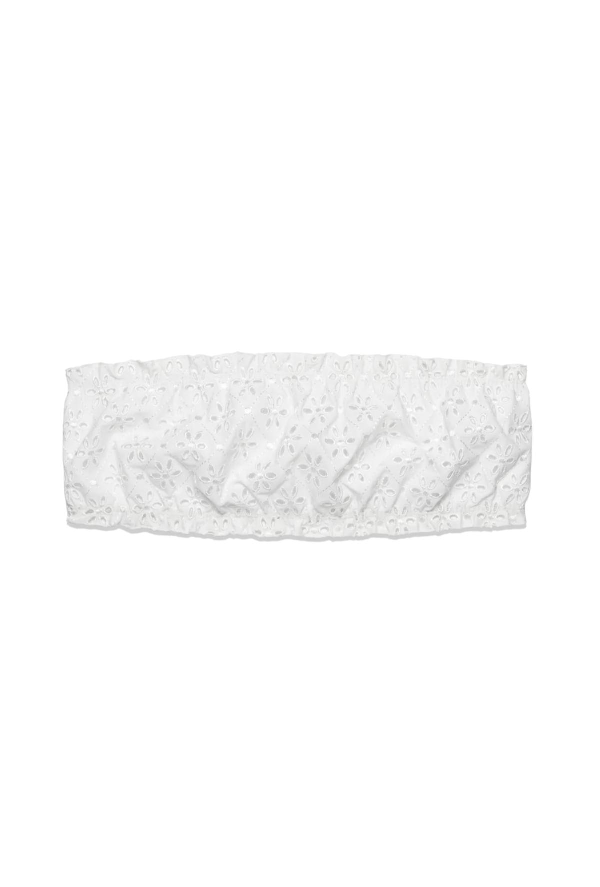 The Lee Top in White Eyelet