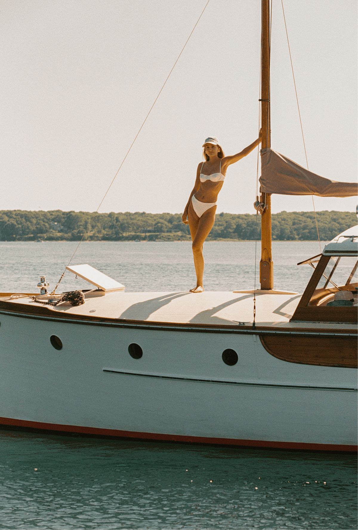 The Edie Bottom in White Eyelet