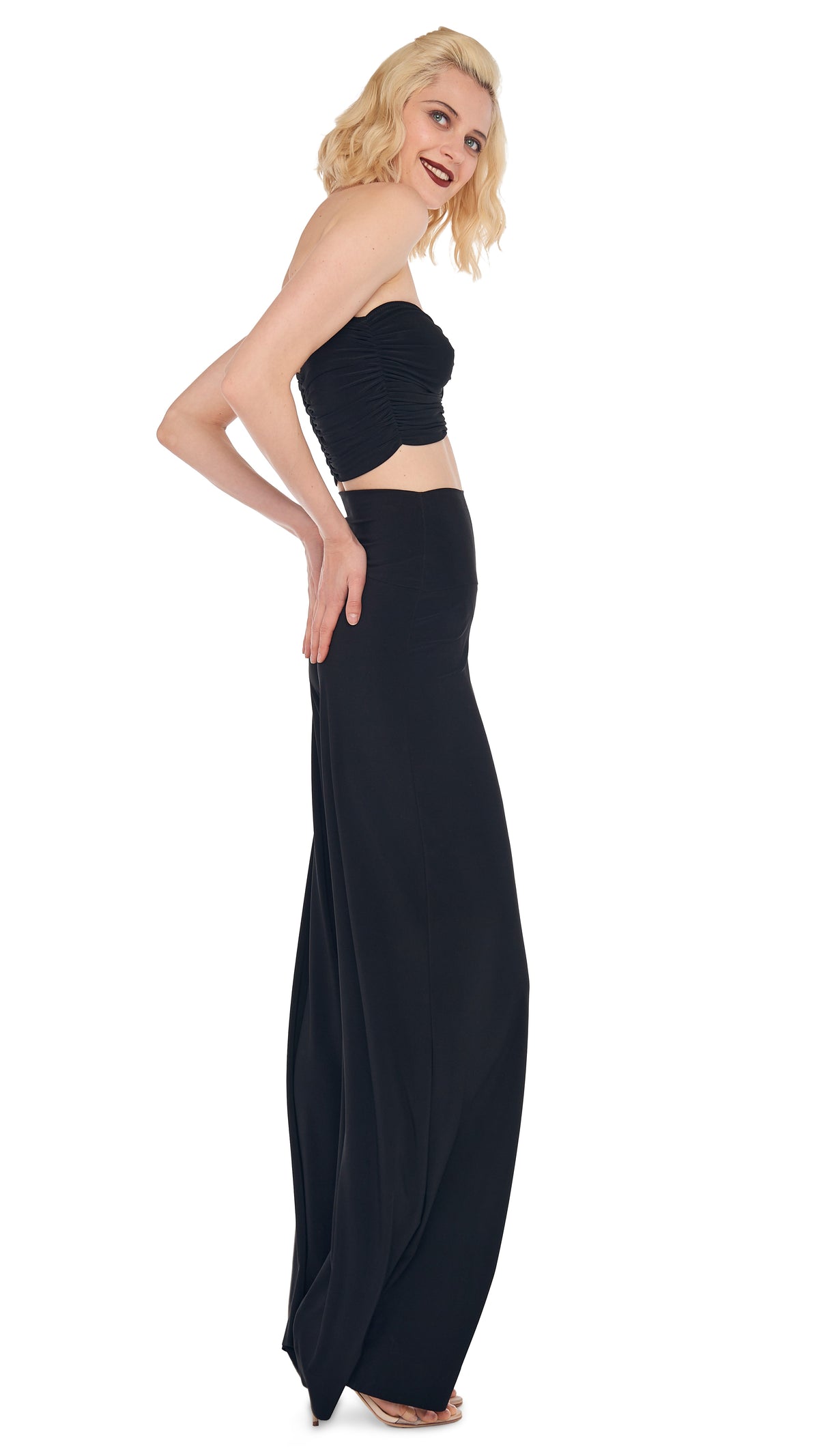 CROPPED SLINKY BRA