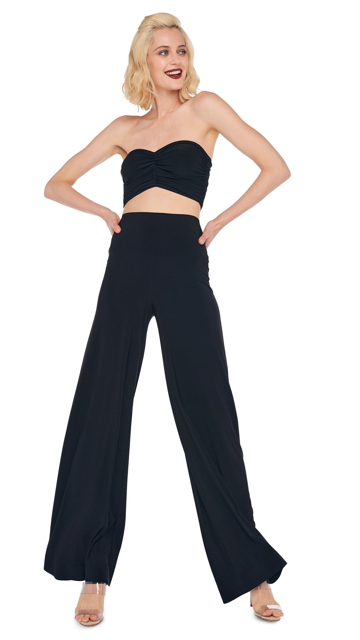 CROPPED SLINKY BRA