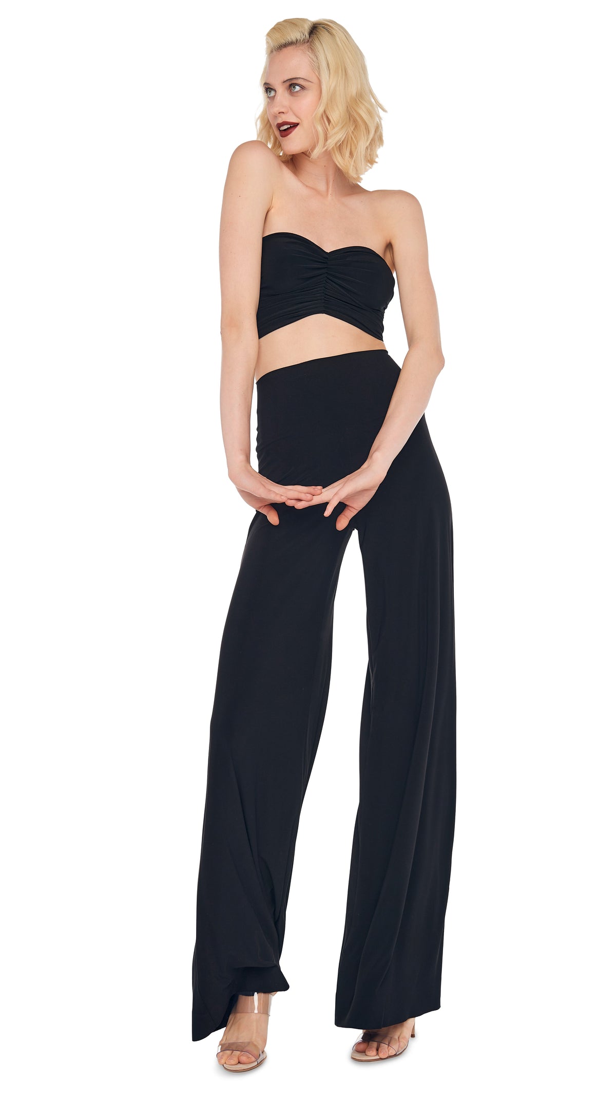 CROPPED SLINKY BRA