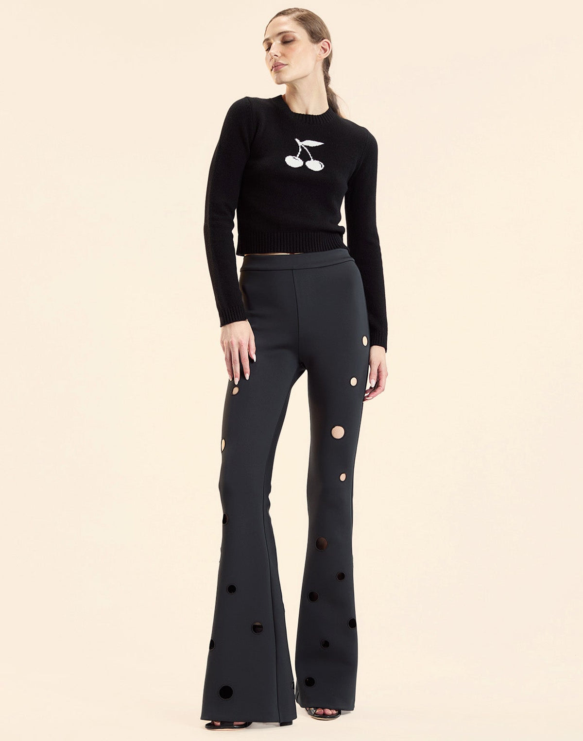Peek-a-boo Flare Pants