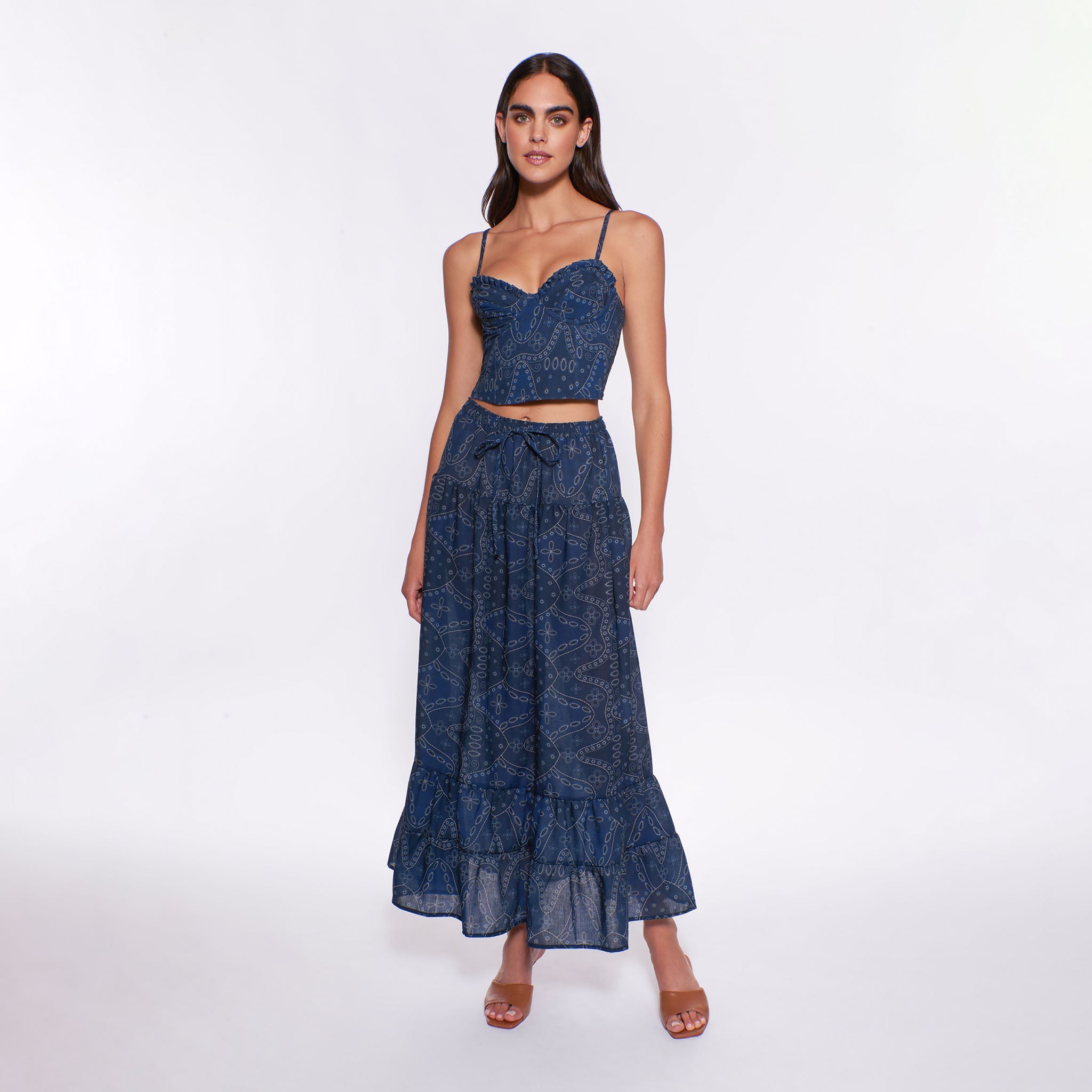 Riley Printed Maxi Skirt