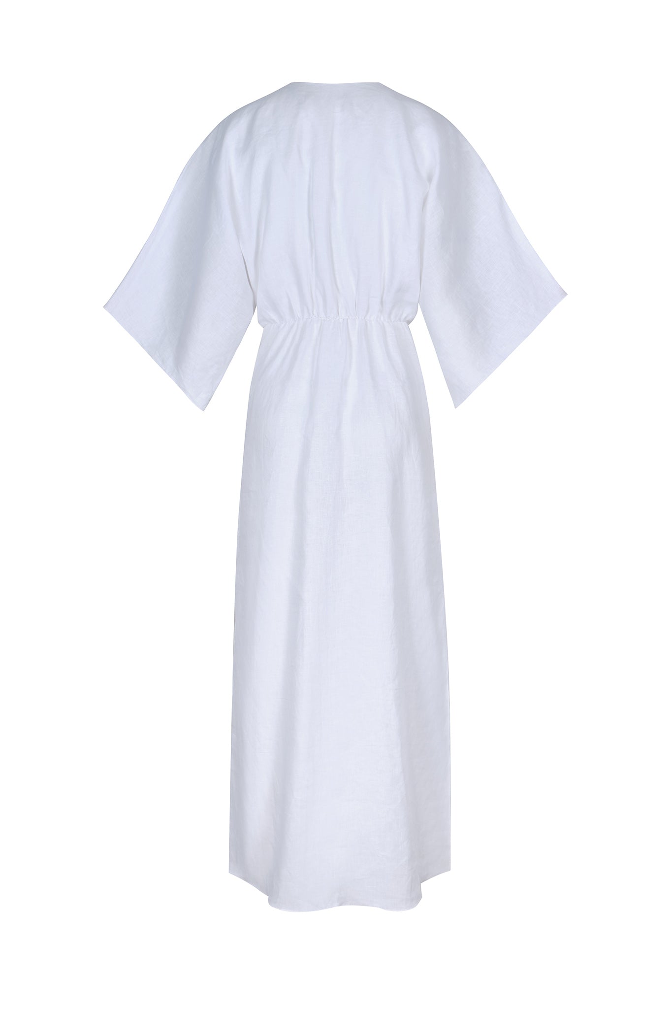 Topacio Linen Tunic  / White Embroidered