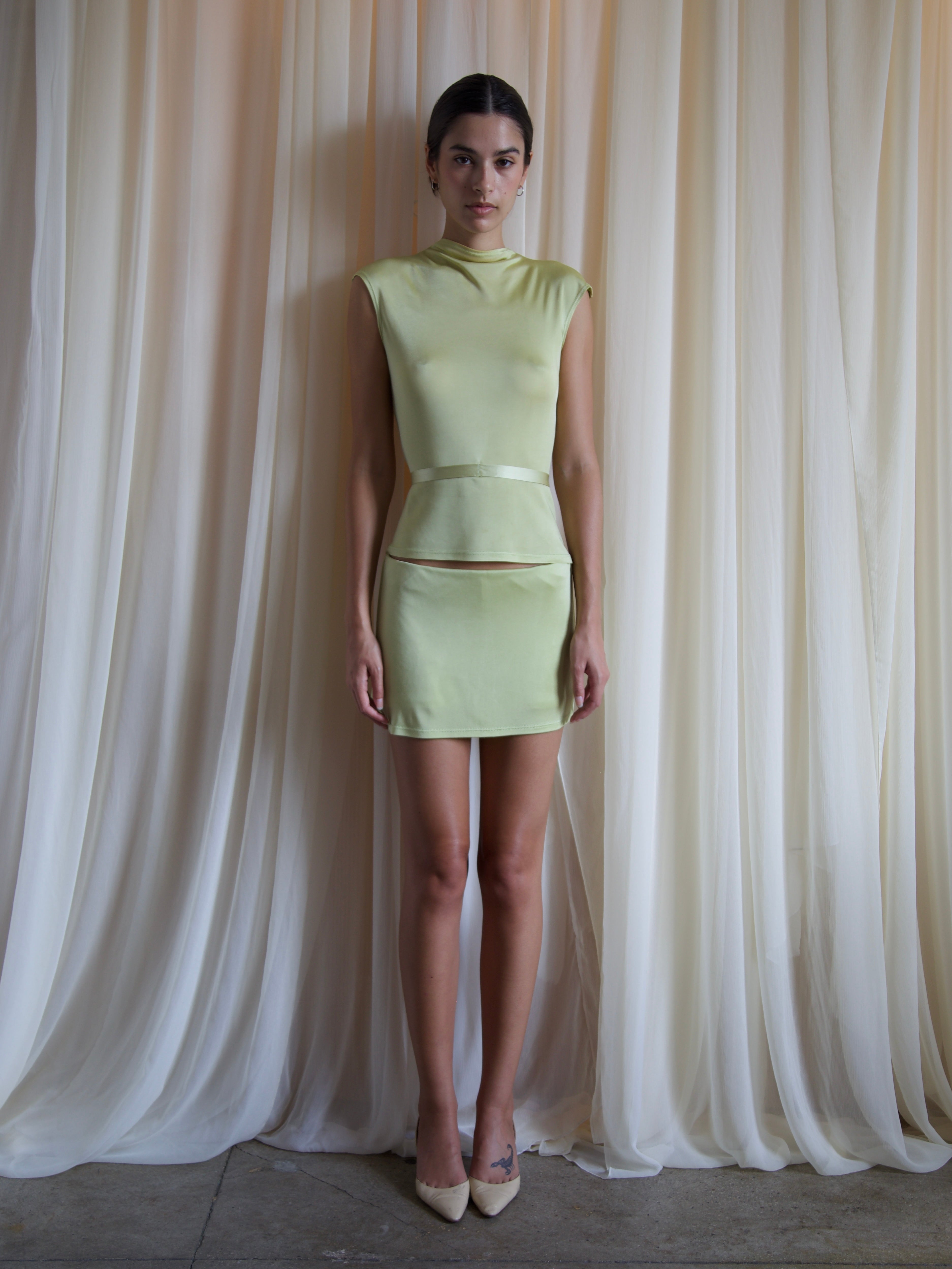 CINNAMON SKIRT IN MELON