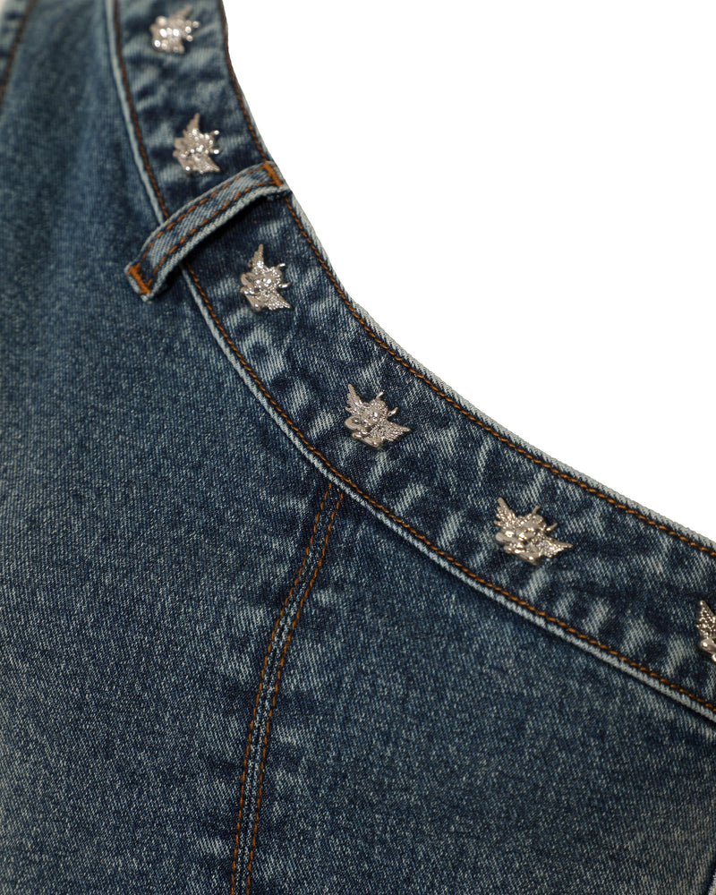 Party Half Denim Top