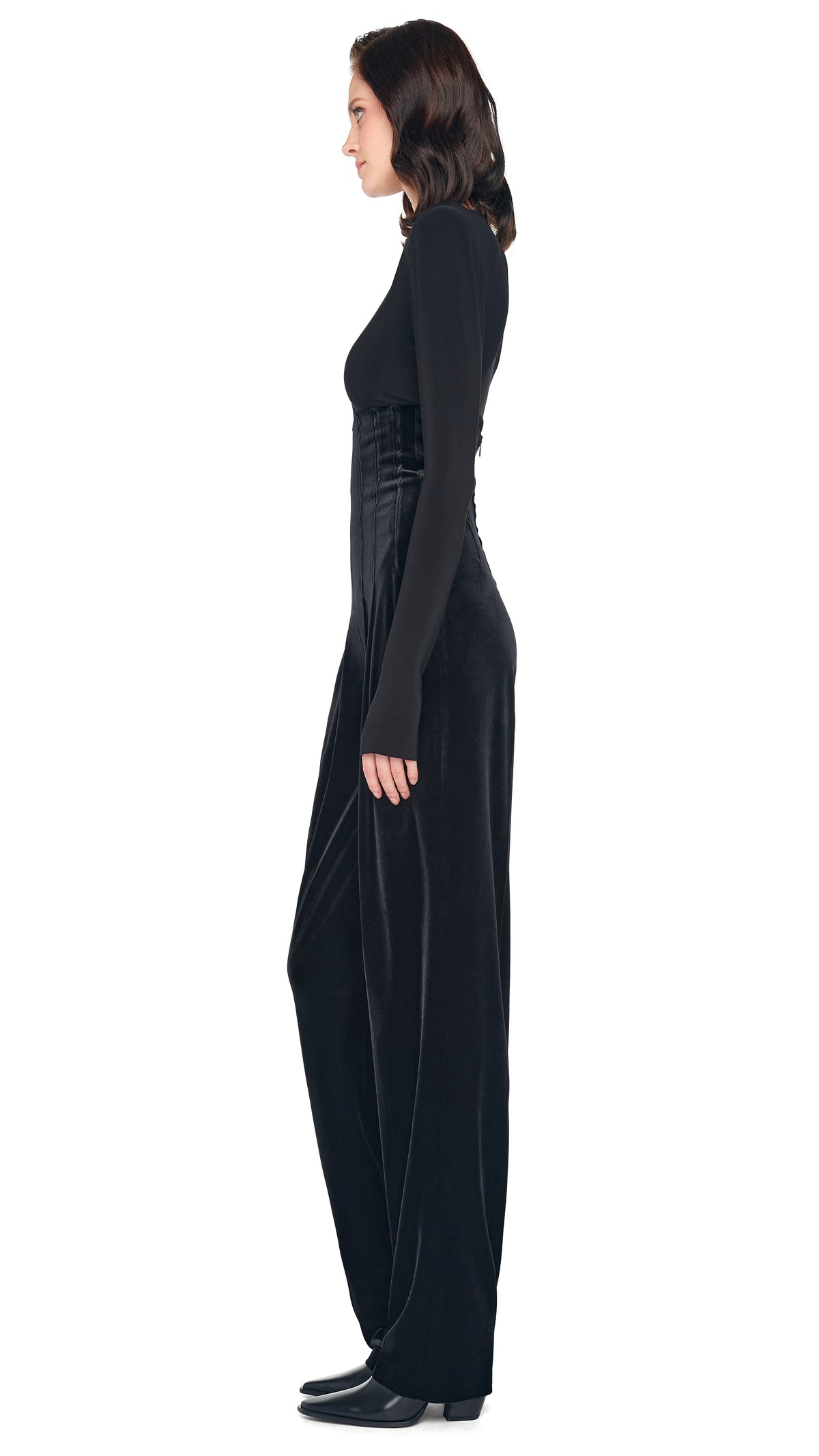 HIGH WAIST TAILORED PLEAT PANT