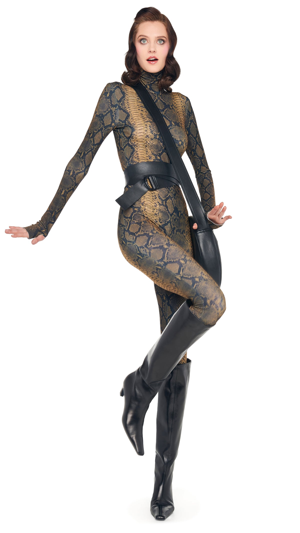 LONG SLEEVE SLIM FIT TURTLE CATSUIT