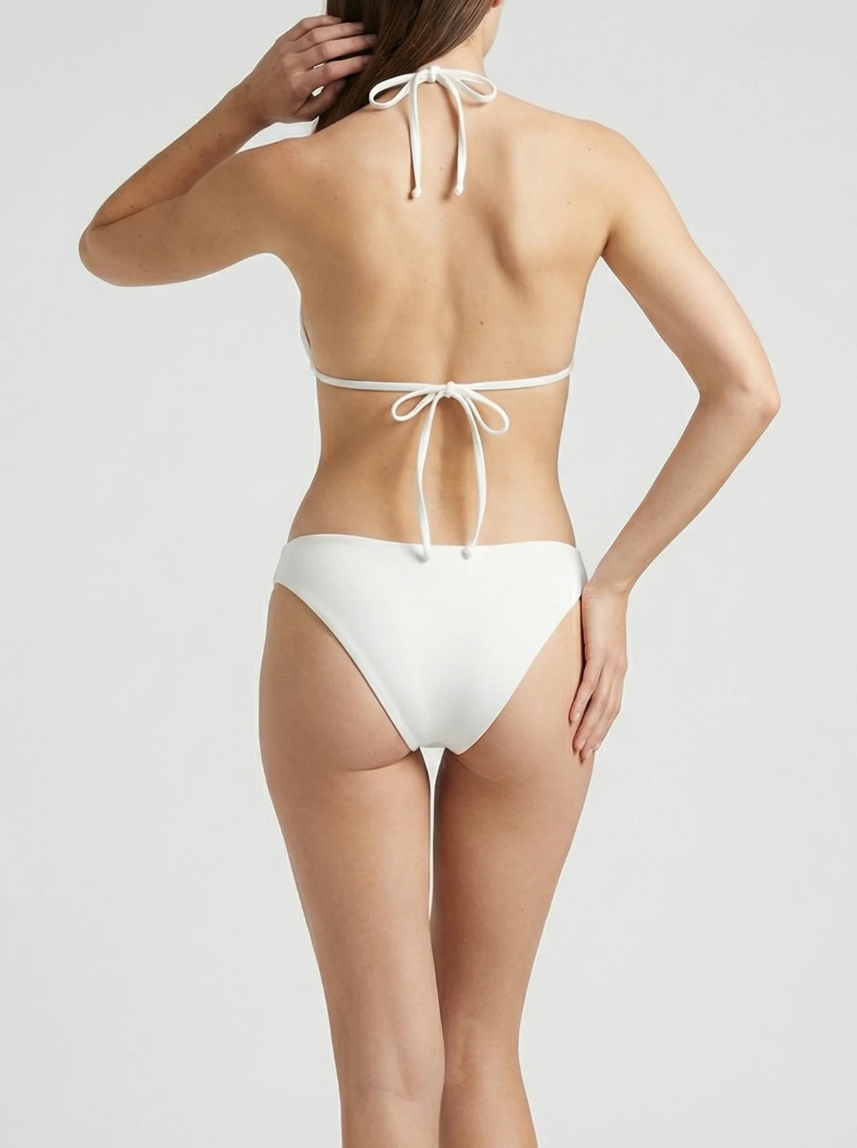 Ocean Wave White Bikini Top