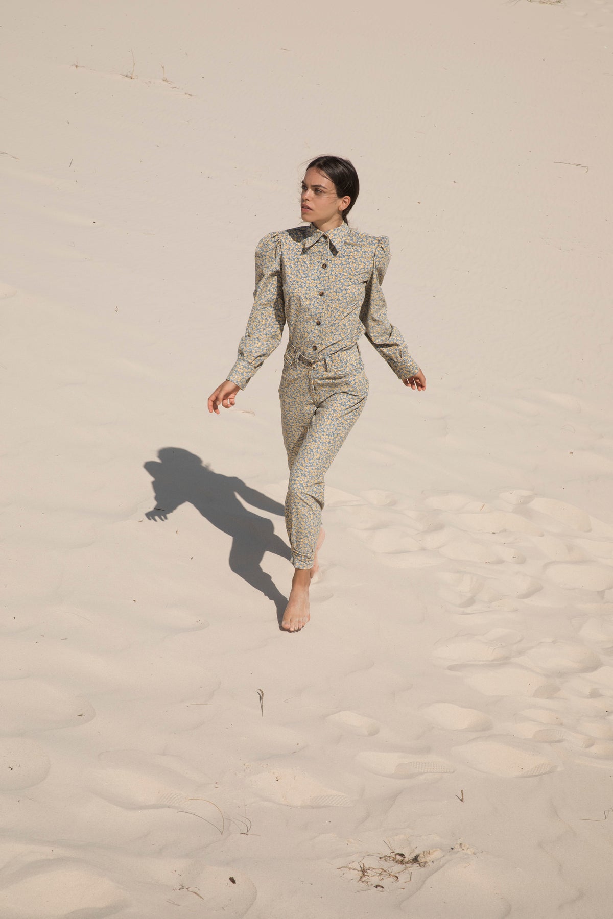 Olenka Corduroy Shirt | Floral