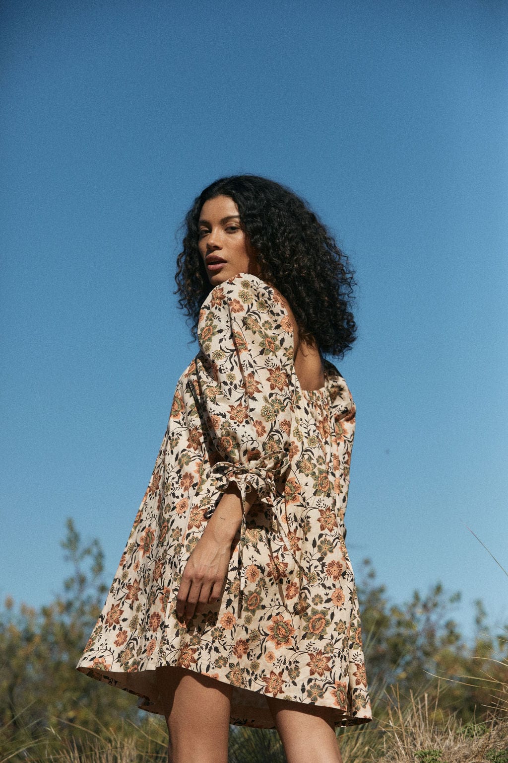 The Madelaine Babydoll Dress in Oona