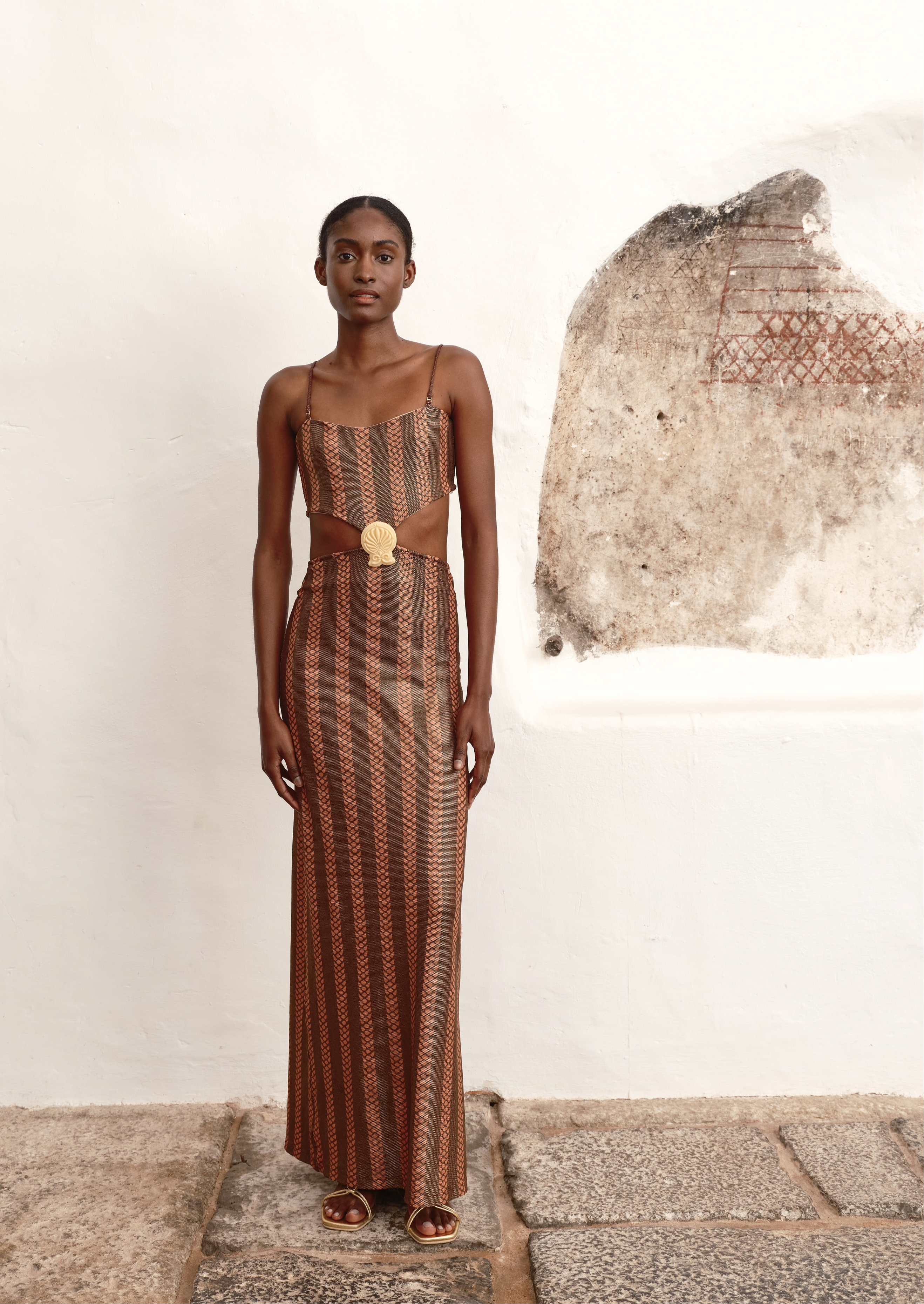 Pestana Maxi Dress / Gold