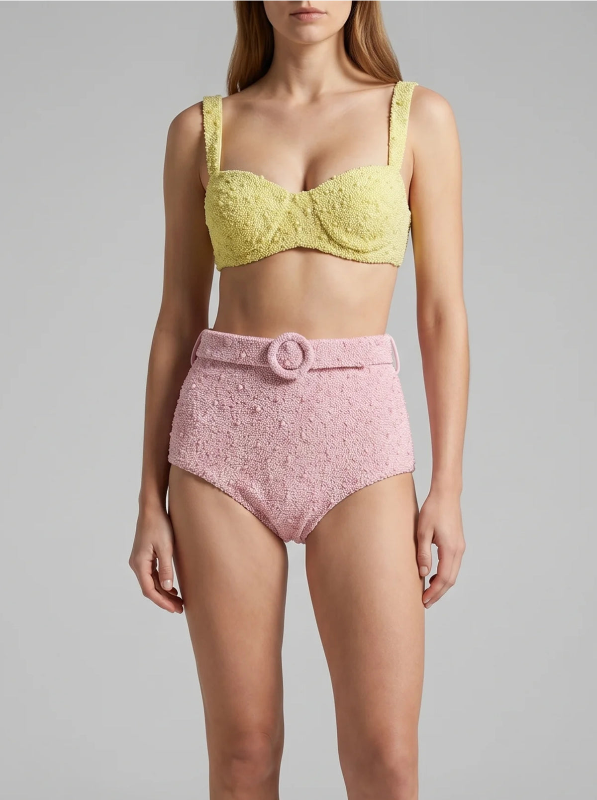 Heidi Hand Beaded Bikini Bottom Multicolour