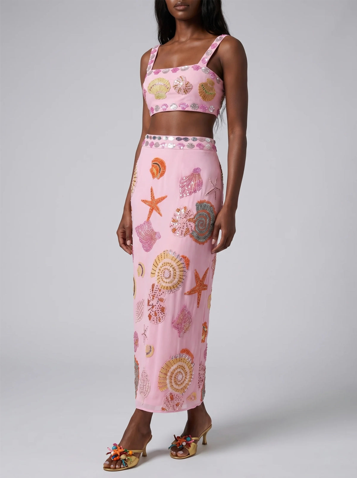 New York Co-Ord Skirt | Pink