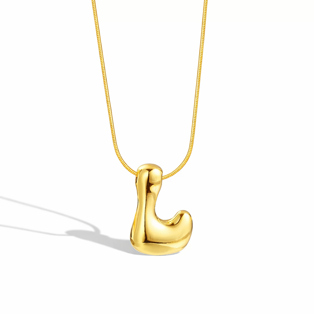 Alphabet Necklace V2 (Pendant + Chain)